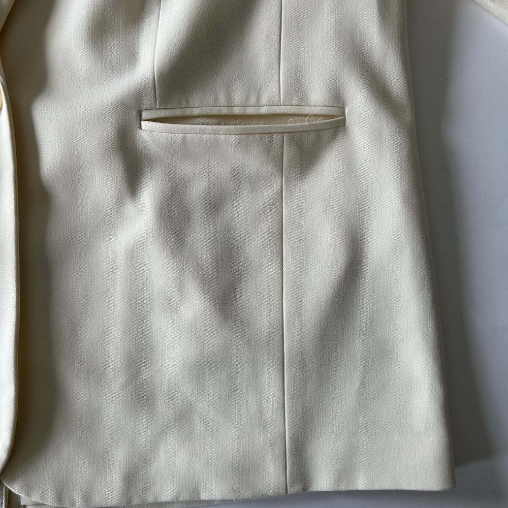 Lauren Ralph Lauren Cream Blazer/Suit Jacket Size 18W EUC - Picture 6 of 9
